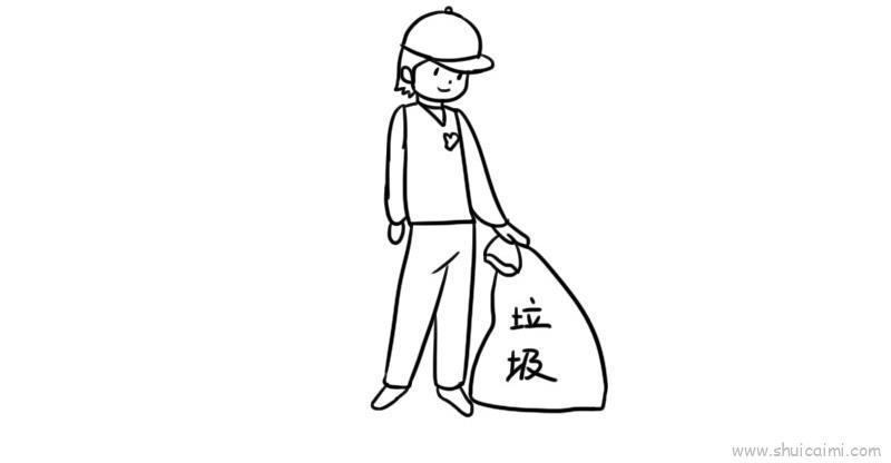 保护环境儿童画怎么画 保护环境简笔画步骤
