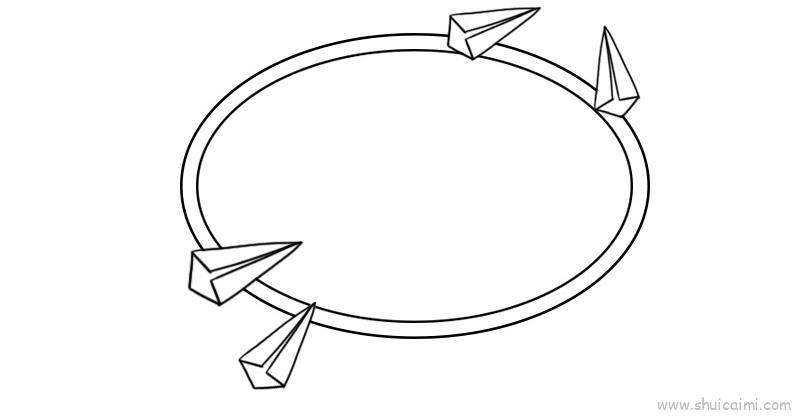 边框儿童画怎么画 边框简笔画顺序