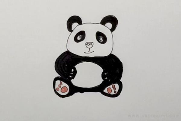 熊猫简笔画怎么画 熊猫简笔画顺序