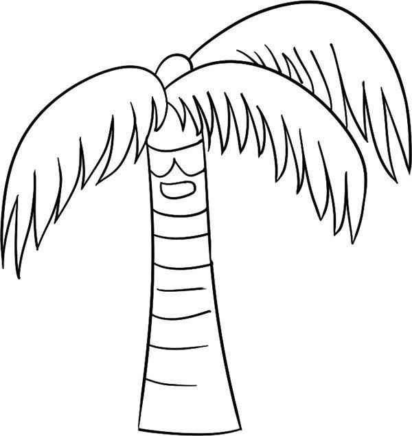 帅气的椰子树的简笔画怎么画 帅气的椰子树简笔画顺序