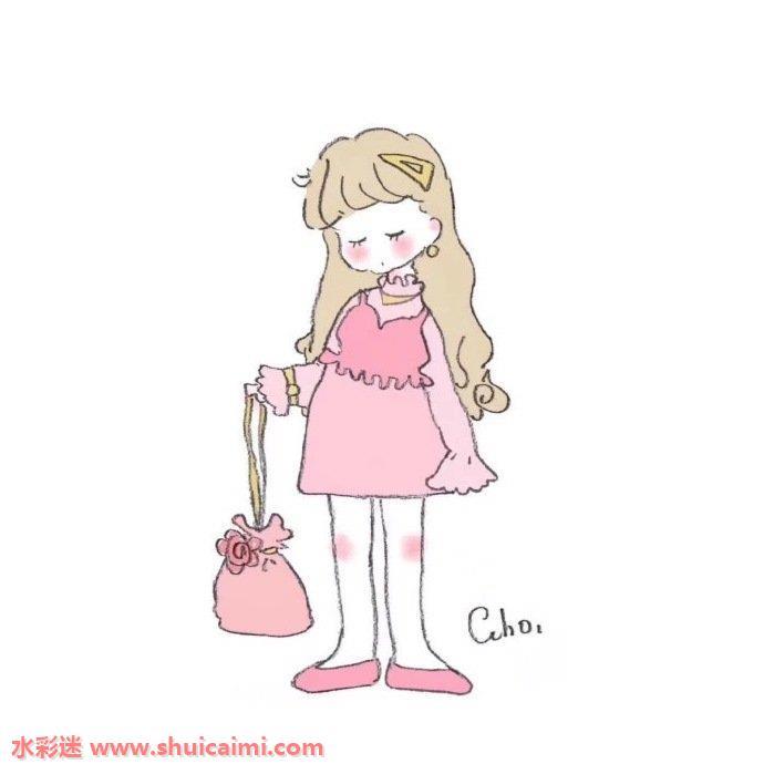 仙女少女心怎么画 仙女少女心简笔画步骤图