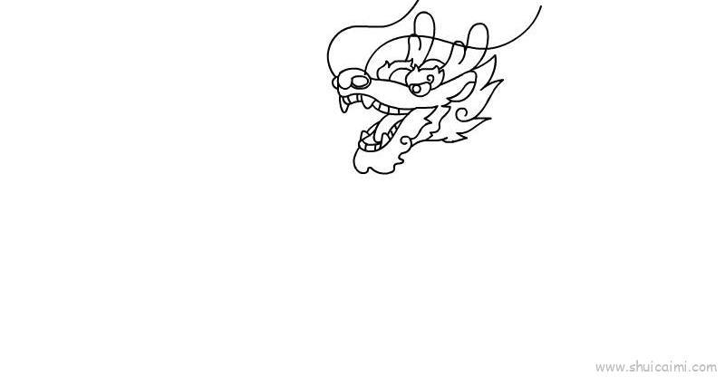 中国龙简笔画绘画教程