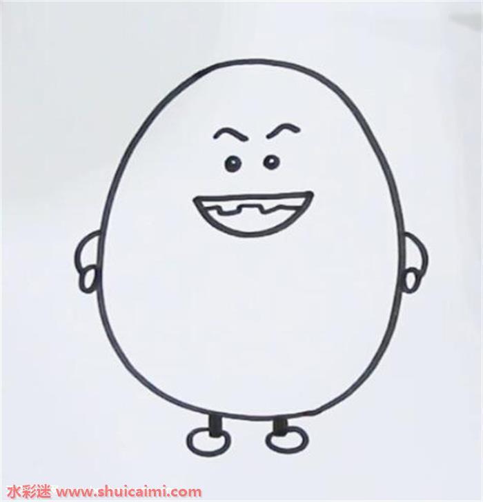 潇洒哥怎么画 潇洒哥简笔画彩色