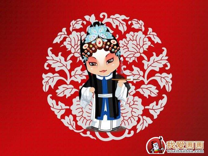 中国戏剧人物图片(旦角高清图片10P)简笔画怎么画 中国戏剧人物图片(旦角高清图片10P)简笔画顺序