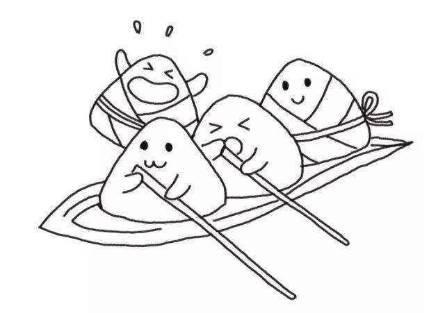 端午节的简笔画 端午节的简笔画图片大全