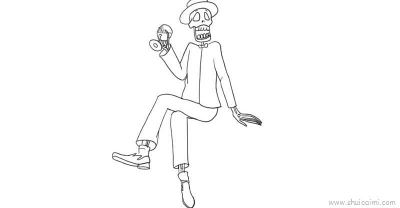 死神儿童画怎么画 死神简笔画画法