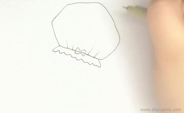 浴帽儿童画怎么画 浴帽简笔画图片