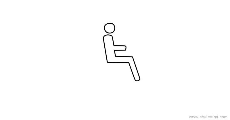 残疾人专用标志儿童画怎么画 残疾人专用标志简笔画步骤