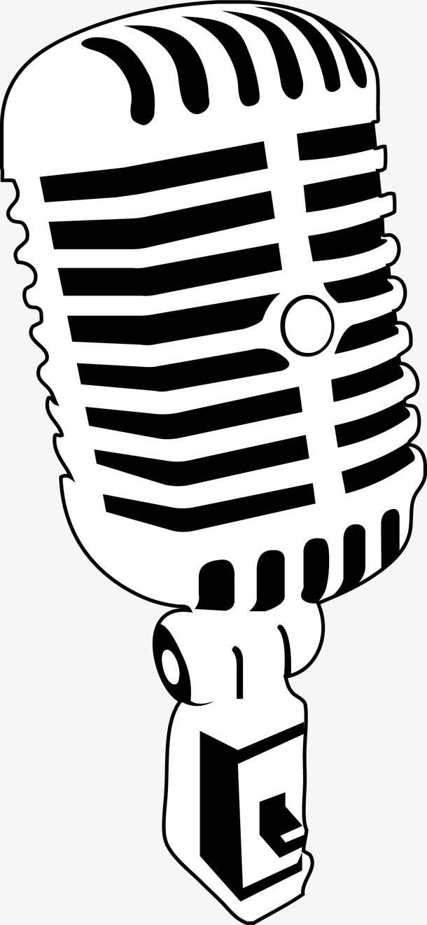 麦克风简笔画 麦克风简笔画彩色