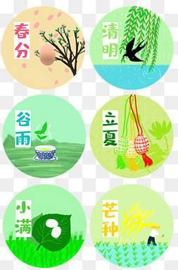 二十四节气简笔画 二十四节气简笔画图片