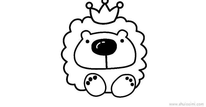 狮子儿童画怎么画 狮子简笔画图片大全