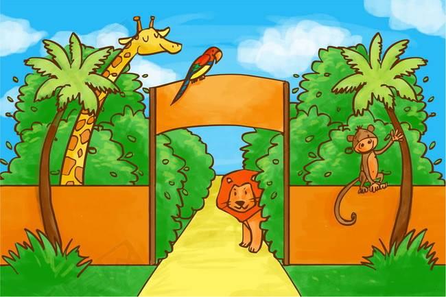 动物园简笔画超简单 动物园简笔画超简单又漂亮