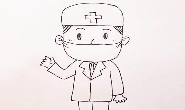 医生的简笔画 医生的简笔画儿童画