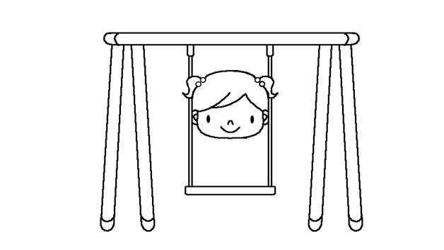 荡秋千简笔画怎么画 荡秋千简笔画简单又好看