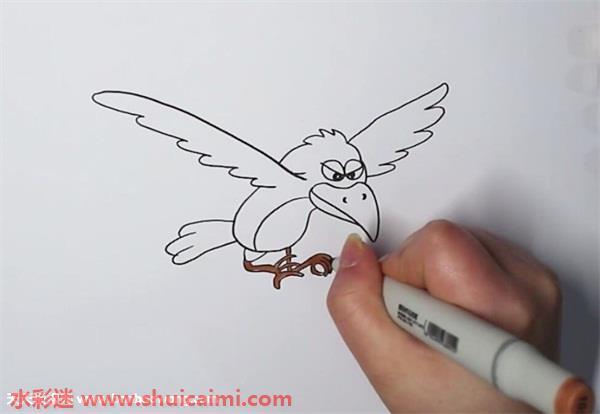 乌鸦怎么画 乌鸦简笔画画法
