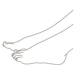 脚的简笔画图片大全 脚的简笔画图片大全可爱