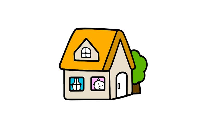 房子简笔画怎么画 房子简笔画图片大全