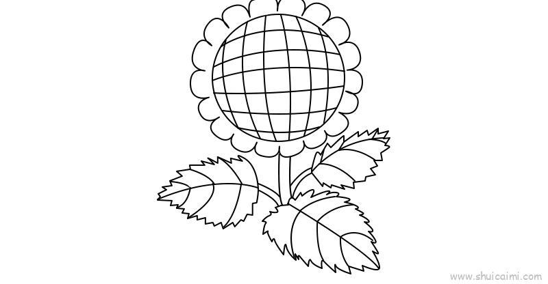 向日葵儿童画怎么画 向日葵简笔画图片
