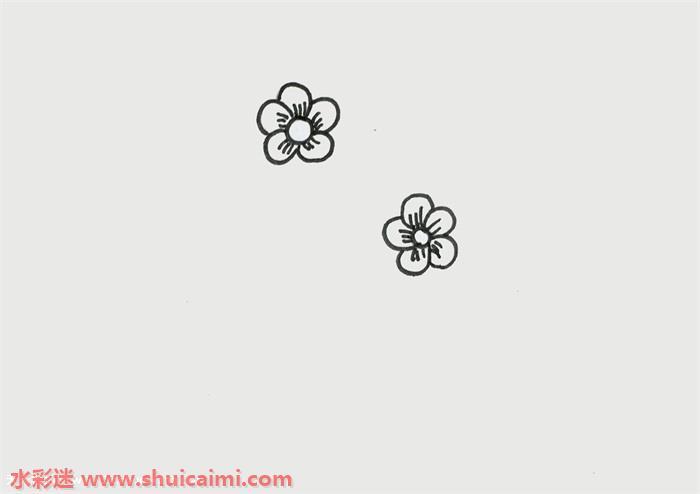 梅花怎么画 梅花简笔画简单又漂亮彩色