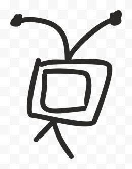 电视的简笔画图片大全 电视的简笔画图片大全彩色