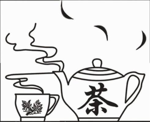 茶简笔画 茶杯简笔画