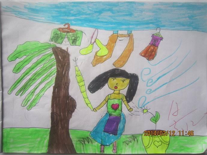 风来了简笔画 风来了简笔画一等奖