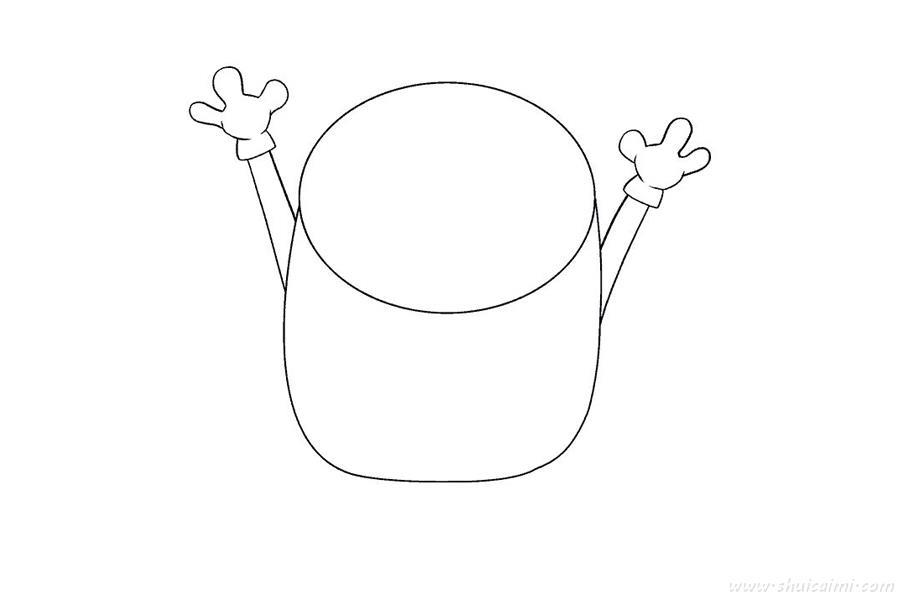 小黄人鲍勃怎么画 小黄人鲍勃简笔画步骤