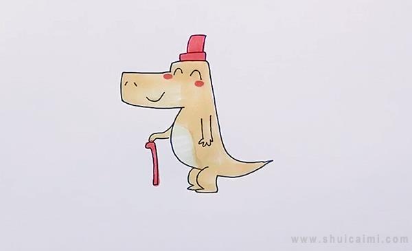 鳄鱼先生简笔画怎么画 鳄鱼先生简笔画顺序