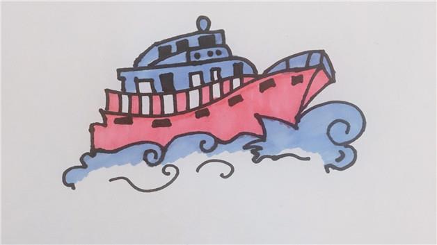 游艇的简笔画怎么画 游艇简笔画图片