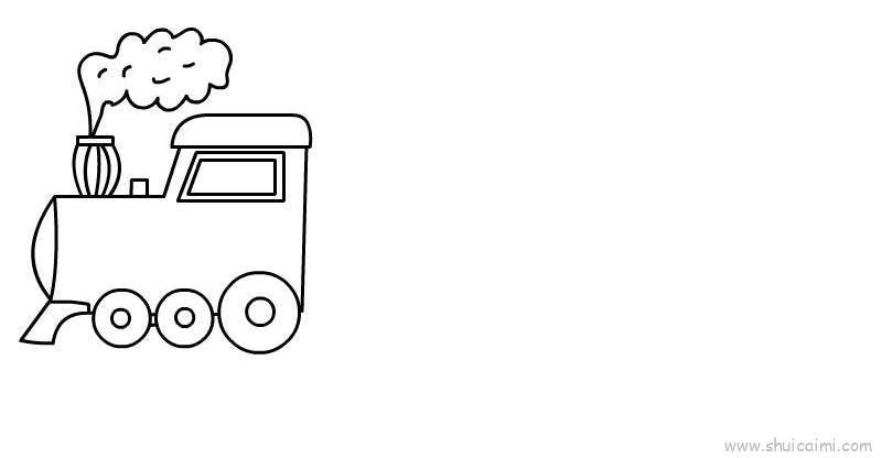 火车儿童画怎么画 火车简笔画画法