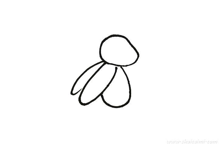 卡通小蜜蜂怎么画 卡通小蜜蜂简笔画步骤