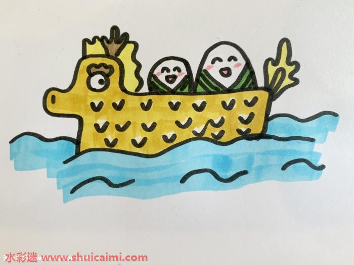 端午节怎么画 端午节简笔画彩色