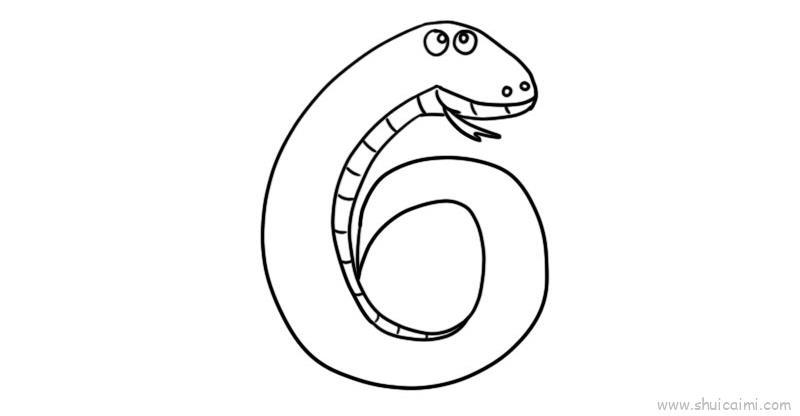 数字变小动物儿童画怎么画 数字变小动物简笔画画法