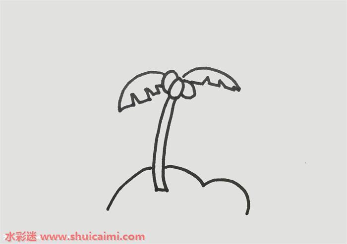 大海怎么画 大海简笔画图片带颜色