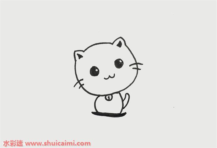 可爱小猫咪怎么画 可爱小猫咪简笔画漂亮彩色