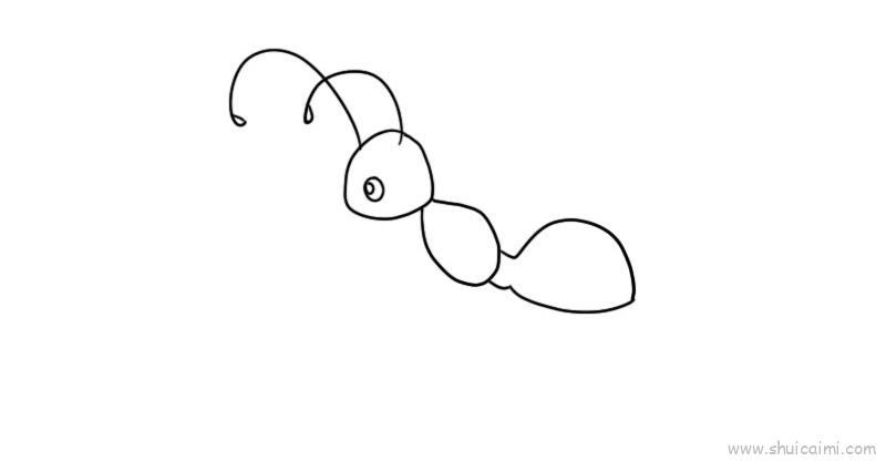 蚂蚁儿童画怎么画 蚂蚁简笔画简单