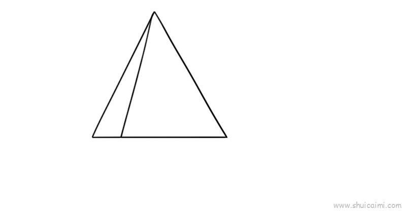 金字塔教程儿童画怎么画 金字塔教程简笔画顺序
