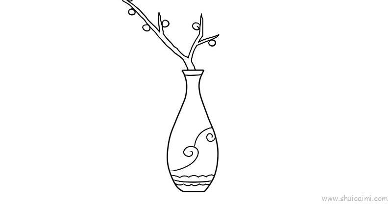 花瓶儿童画怎么画 花瓶简笔画画法