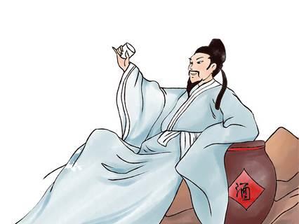 李白的简笔画 李白的简笔画图片欣赏