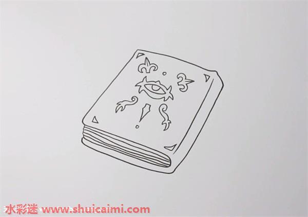魔法书怎么画 魔法书简笔画简单易画彩色