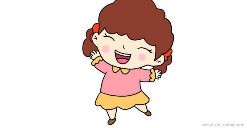 欢笑儿童画怎么画 欢笑简笔画好看