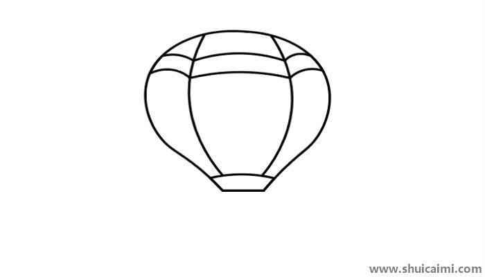 热气球简笔画怎么画 热气球简笔画图片大全