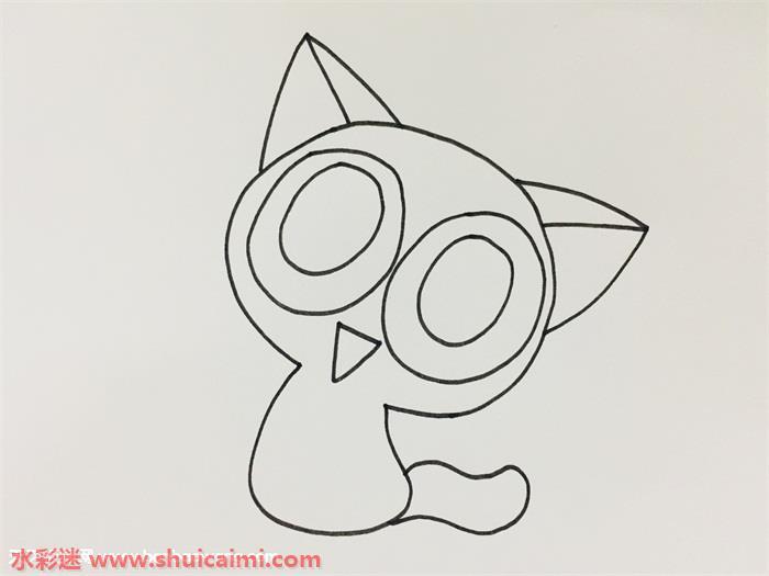 罗小黑怎么画 罗小黑简笔画步骤图