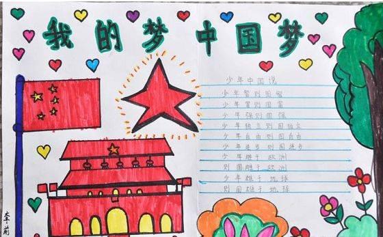 中国梦简笔画图片大全 放飞中国梦简笔画