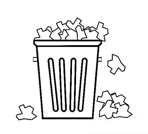 可回收垃圾简笔画 可回收垃圾简笔画画法