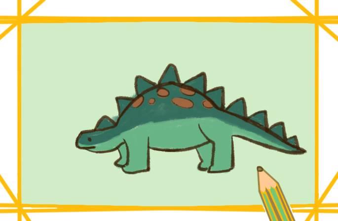 剑龙简笔画 翼龙简笔画图片大全