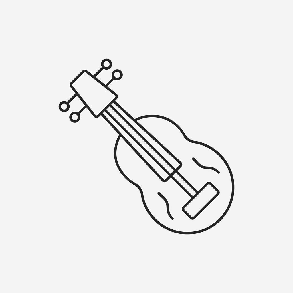 小提琴简笔画 小提琴简笔画简单