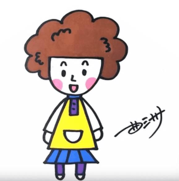 妈妈简笔画简单又漂亮 爸爸简笔画简单又漂亮