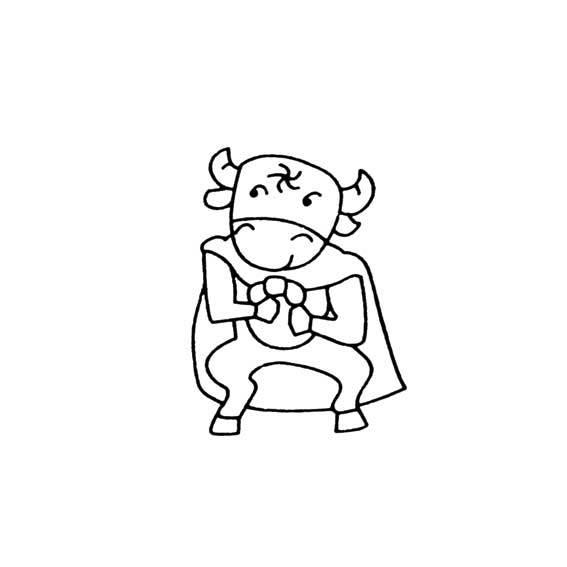 牛魔王简笔画图片大全 牛魔王简笔画图片大全彩色