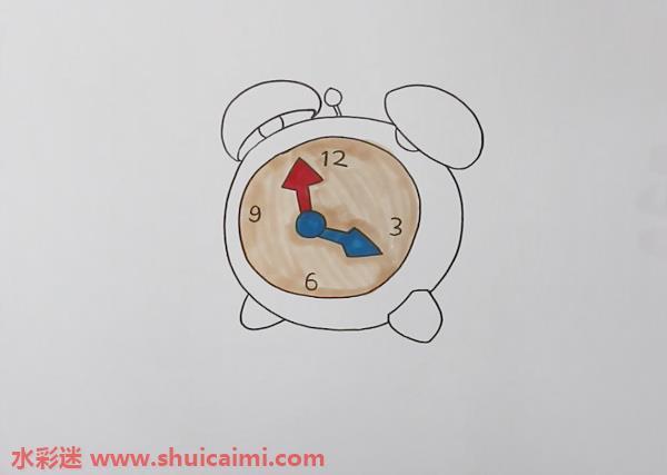 闹钟怎么画 闹钟简笔画简单彩色